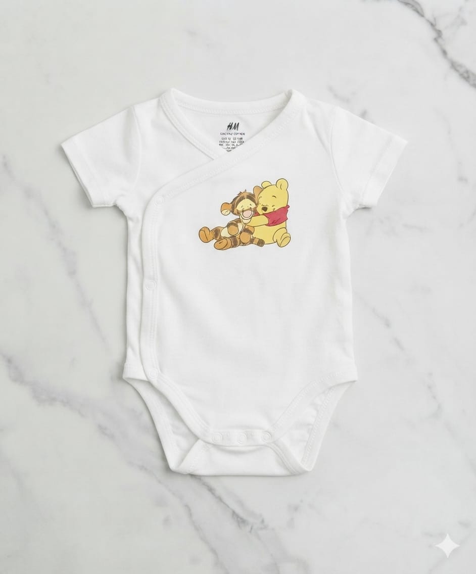 Set tutine beige e bianca Ellepi con panda sulla luna