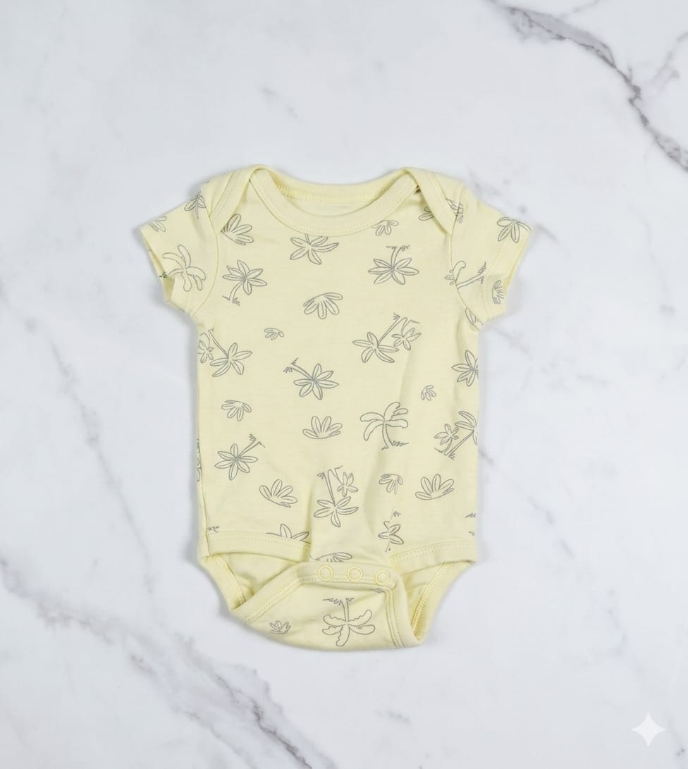 Body giallo con palme So Cute