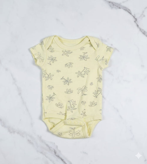Body giallo con palme So Cute