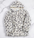 Giacca Bianca Leopardata con Cappuccio — My Chicco